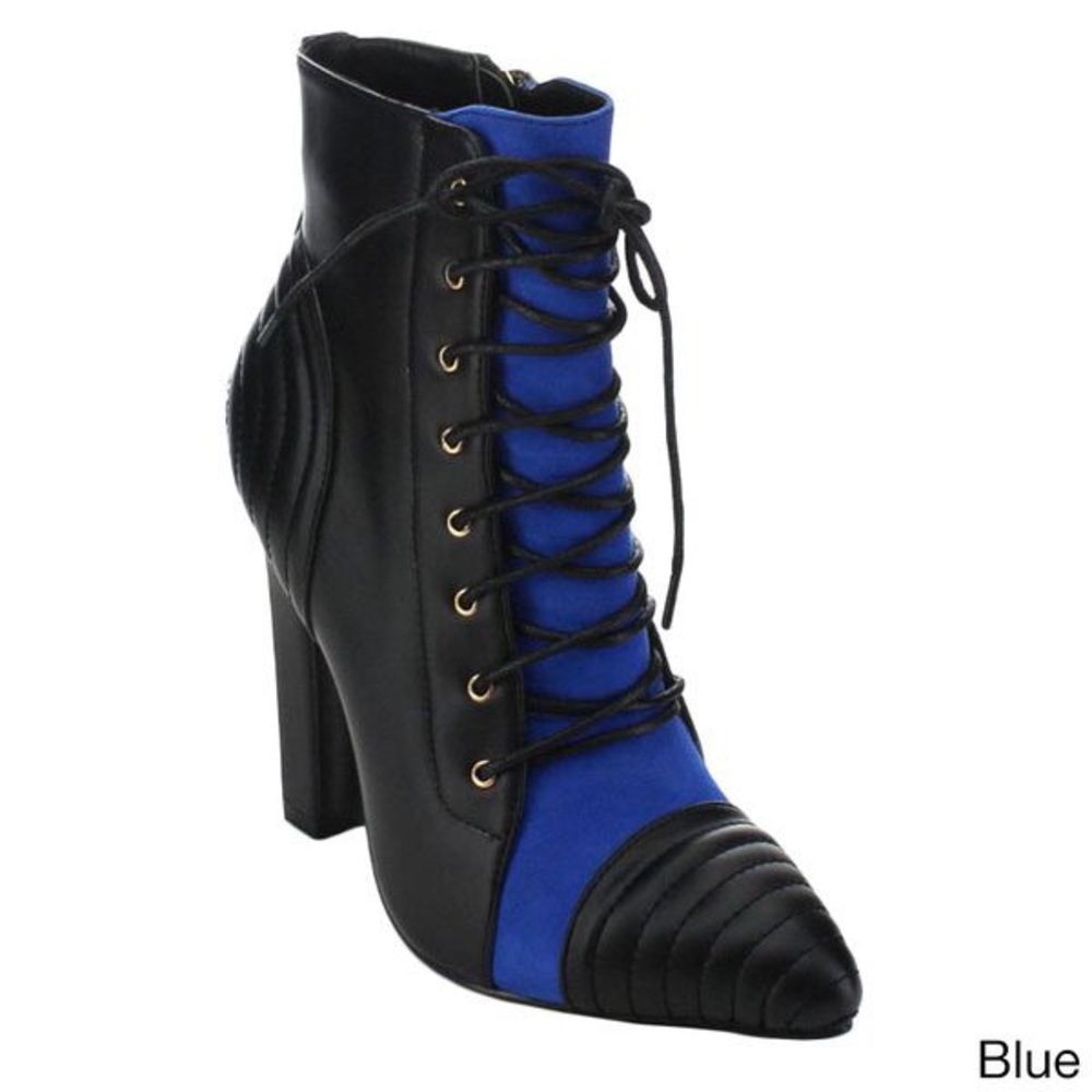 Blue stylish Bootie
